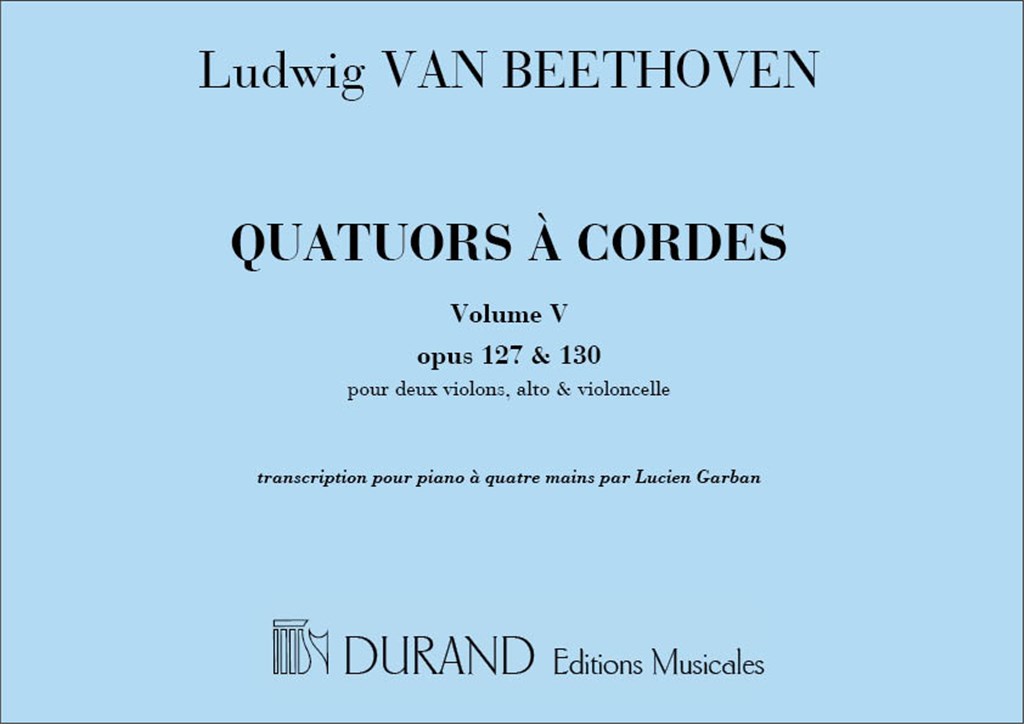 Quatuors Vol 5 4 Ms